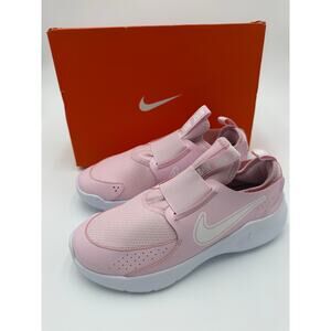 NEW! Nike Girl's Flex Runner 3 Slip-on Shoes - Pink Foam/White - Size 6 Y